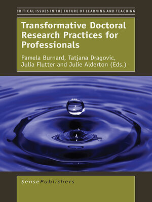 cover image of Transformative Doctoral Research Practices for Professionals